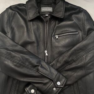 Michael Kors Black Leather Jacket